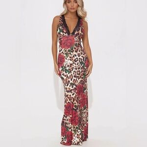 Karmina Leopard Maxi Dress - Leopard 🌹
